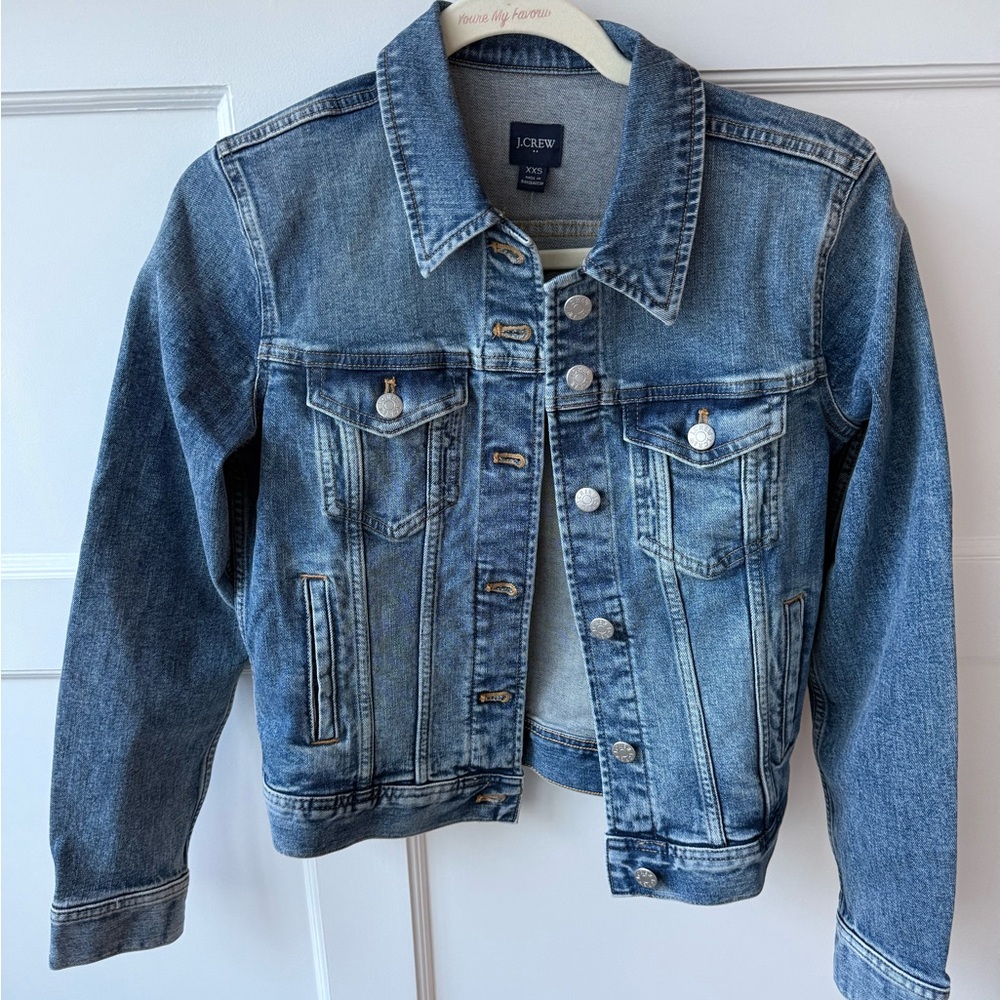 NWT J Crew Classic Jean Jacket size XXS